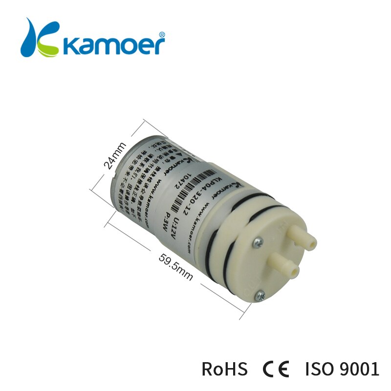 Kamoer KLP04 mini diaphragm water pump micro electric dosing pump 12/24V dc motor with brushless motor and low pulse liquid pump
