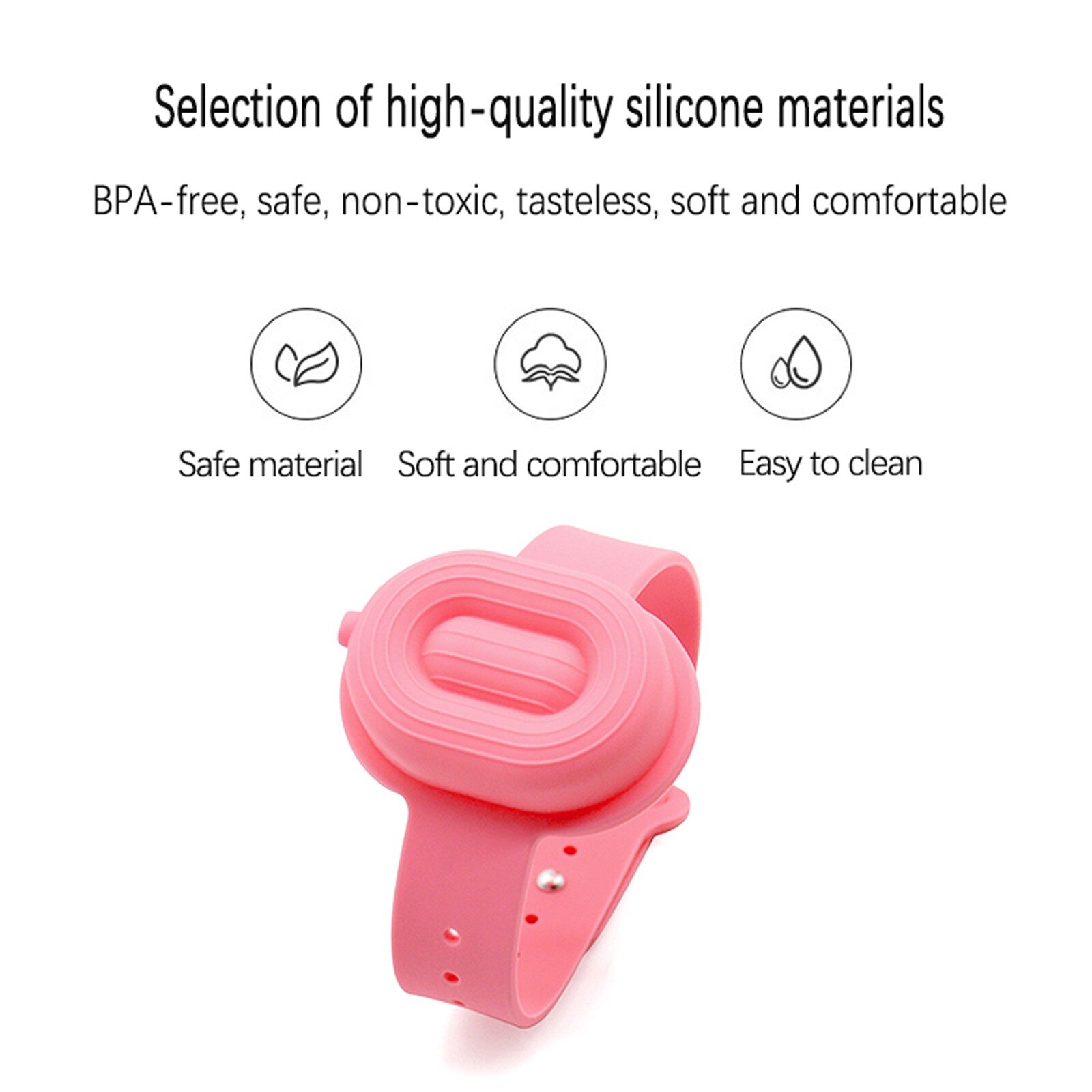 Hand Wash Gel For Adult Kids Liquid Wristband Hand Dispenser Handwash Gel With Whole Sanitizing Portable Bracelet Wristband #T2P