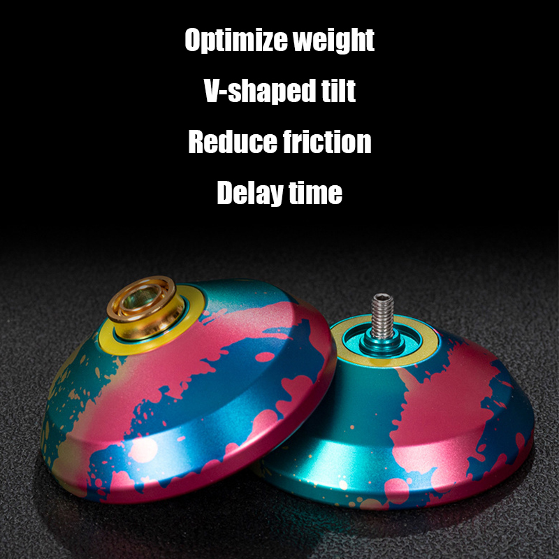 Yoyo Competition Metal Yo Yo Factory with 10 Ball Bearing Alloy Aluminum High Speed Unresponsive Toys for Kids Yoyo