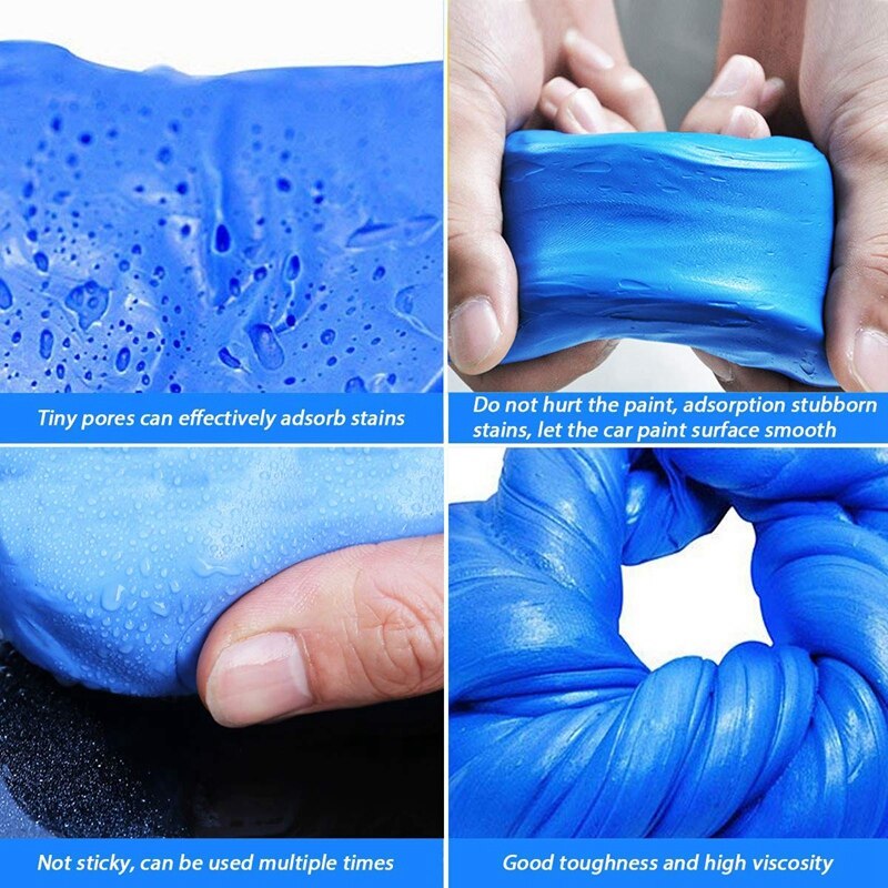 Car Clay Bar Cleaner Auto Detailing ic Clay Wash Bar With Washing And Adsorption Capacity For Vehicles,Car,Glass And Much Mor