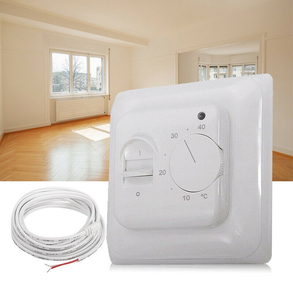Electric UnderFloor Heating Switch+Floor Sensor 230V 16A Electric Floor Heating Warm Floor Cable Temperature Controller
