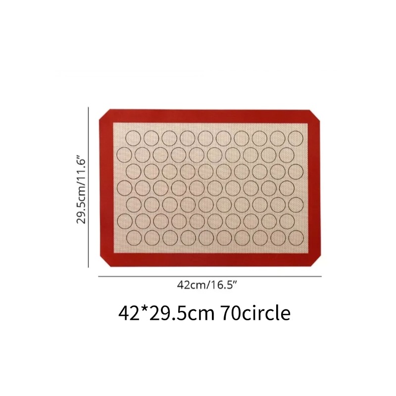 Tapete de cozimento de silicone almofada de amassar tapete de massa pizza bolo fabricante de massa cozinha cozinhar grill antiaderente gadgets bakeware esteira de pastelaria: Transparente