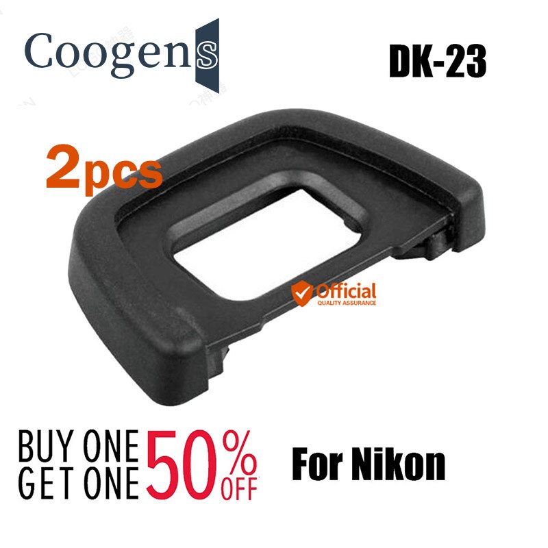 2pcs DK-23 Rubber EyeCup Eyepiece for Nikon F80 F65 F55 FM10 D100 D200 D300 D300S D600 D610 D700 D750 D7000 D7100 D90 D80 D70S