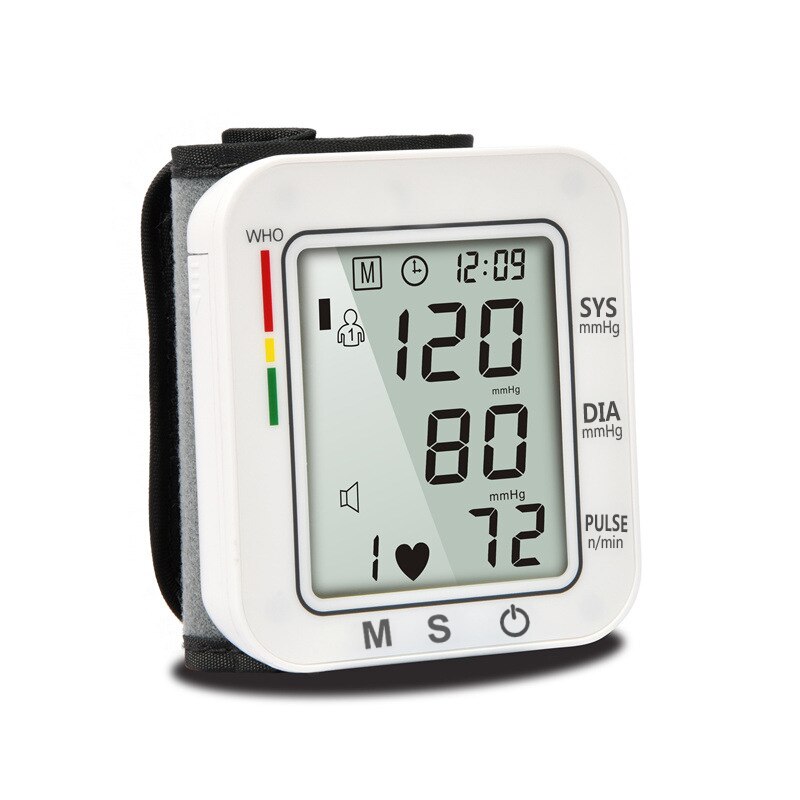 Usb Oplaadbare Bloeddrukmeter Engels Voice Automatische Elektrische Pr Tonometer Digitale Lcd-scherm Bloeddrukmeter