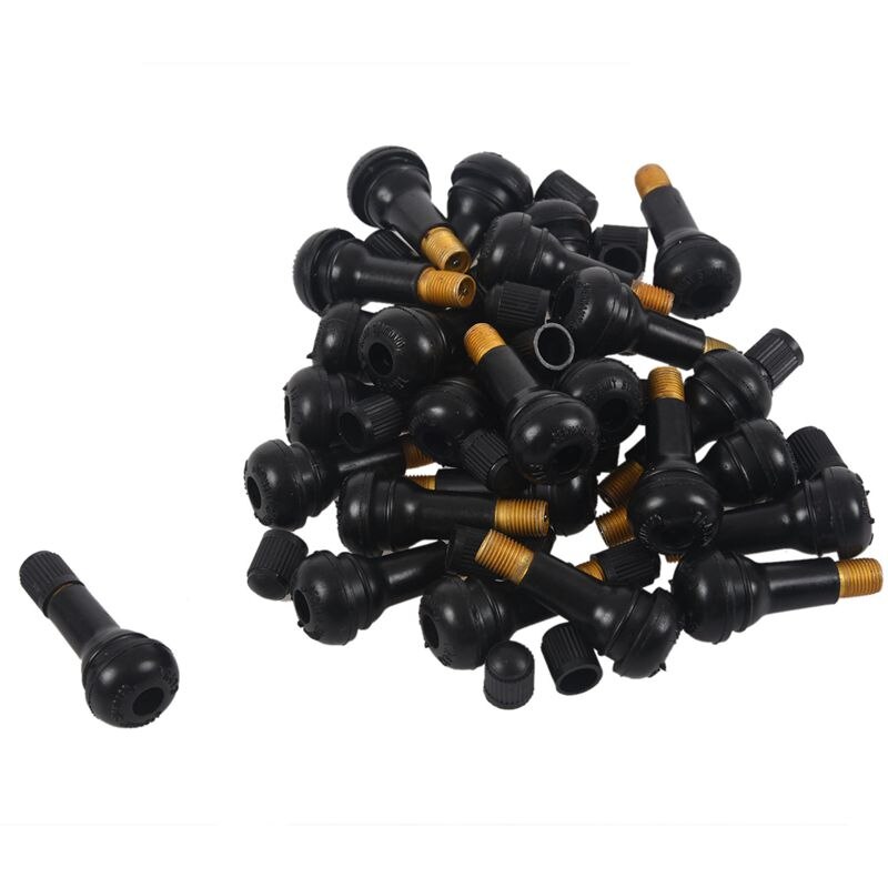 -25 Stuks Tr 413 Autobandventiel Tubeless Ventielen Wielen Rubber Banden Kleppen Voor Auto Velo + Stopper