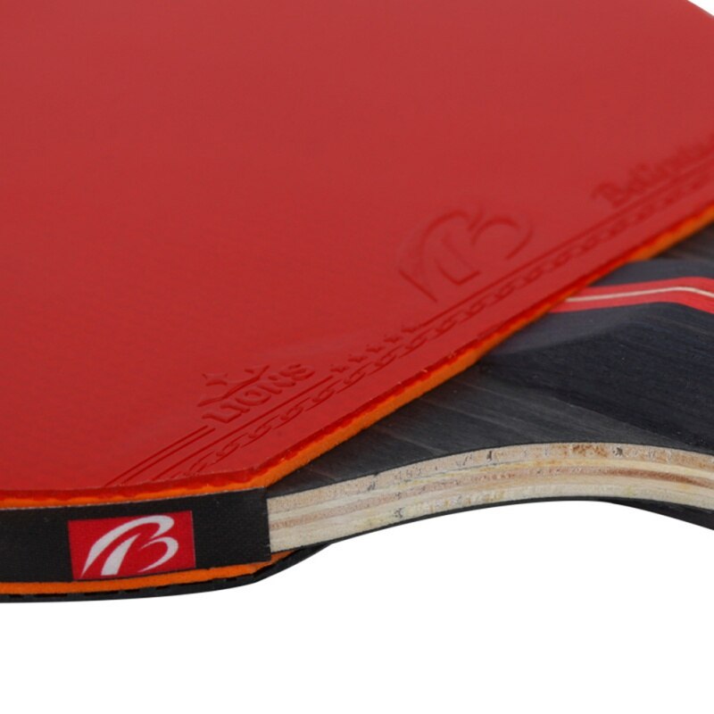 2 Stuks Verbeterde Carbon Tafeltennis Racket Set Super Krachtige Ping Pong Racket Bat Voor Volwassen Club Training