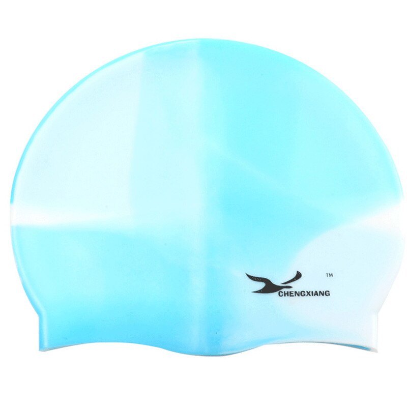 13 Styles Swimming Cap Waterproof Silicone Swim Pool Hat Adult Men Long Hair Women stretch Swimming Hats: G