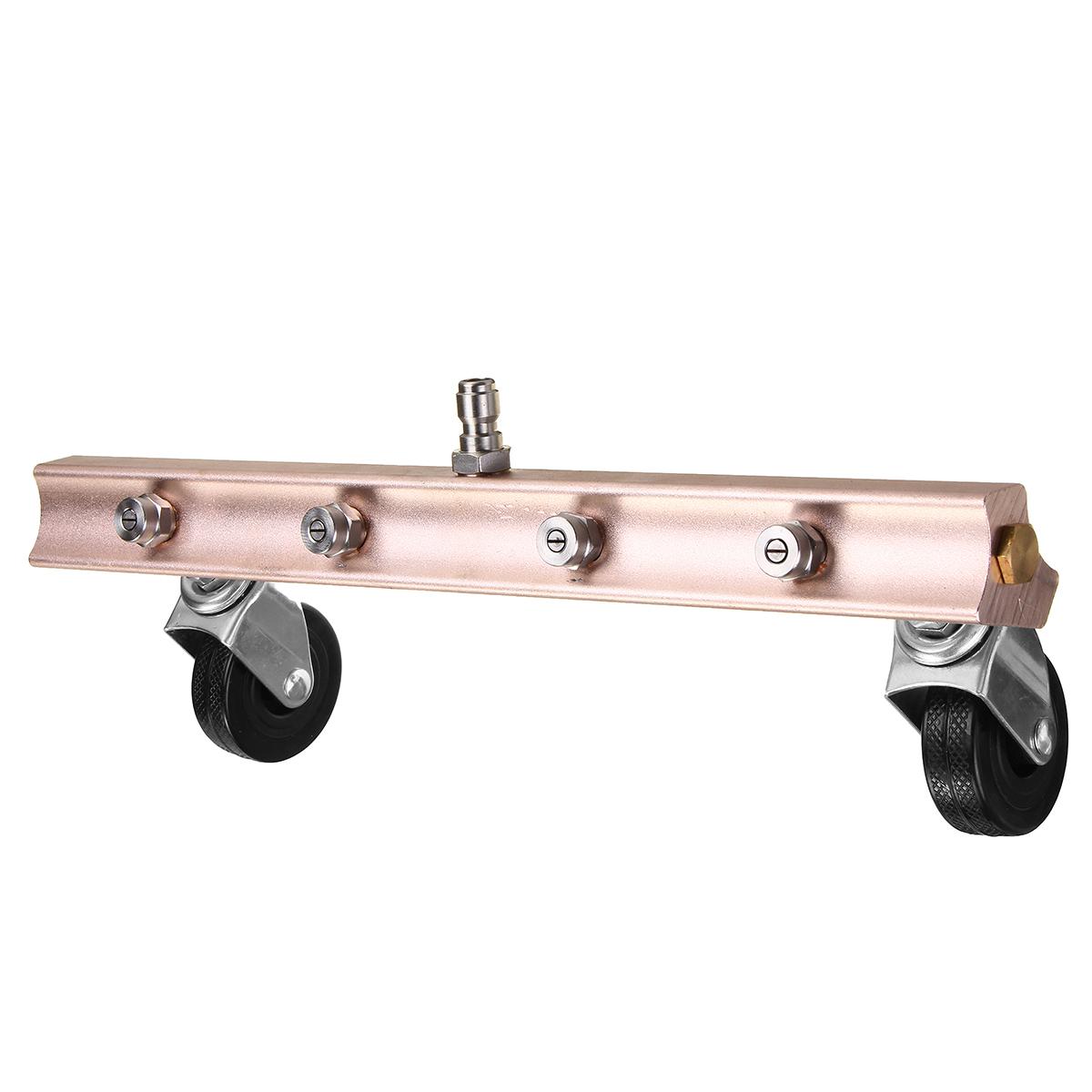 Nettoyeur haute pression sous châssis | Nettoyeur 1/4 pouce, bouchon mâle de voiture nettoyage de train de voiture 4 buse 70cm HD K tige d'extension