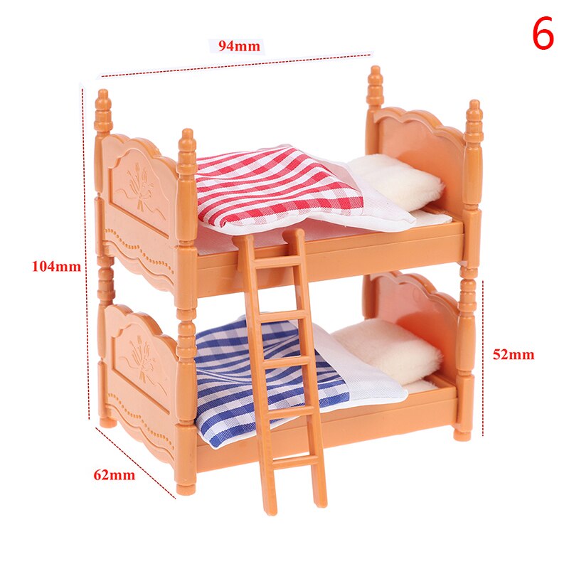 1:12 Miniature Furniture Toys Dolls Kids Baby Room Play Toy Forest Animal Family DIY Miniatura Dollhouse Furniture For kids: A6