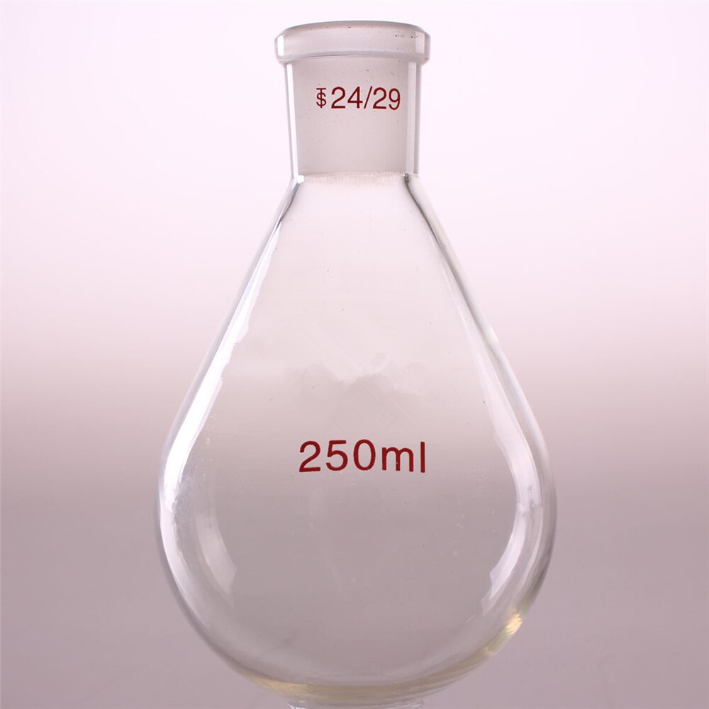 250ml 24/29 kolbe aubergine form laboratorium fordampende destillation glas høj borosilikat laboratorieforsyninger
