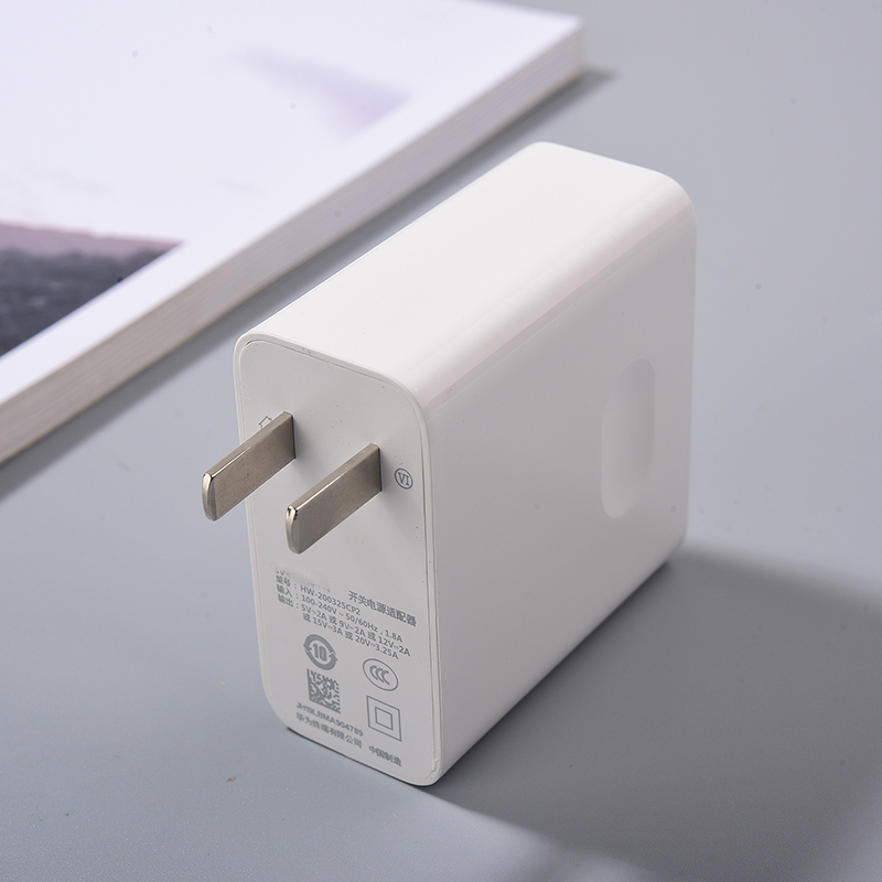 Huawei 65w eu/us pd supercharge-kontakt 20v 3.25a usb-c-väggladdare för  p50 x matebook 15 14 13 x pro  d15 d14 bärbar dator