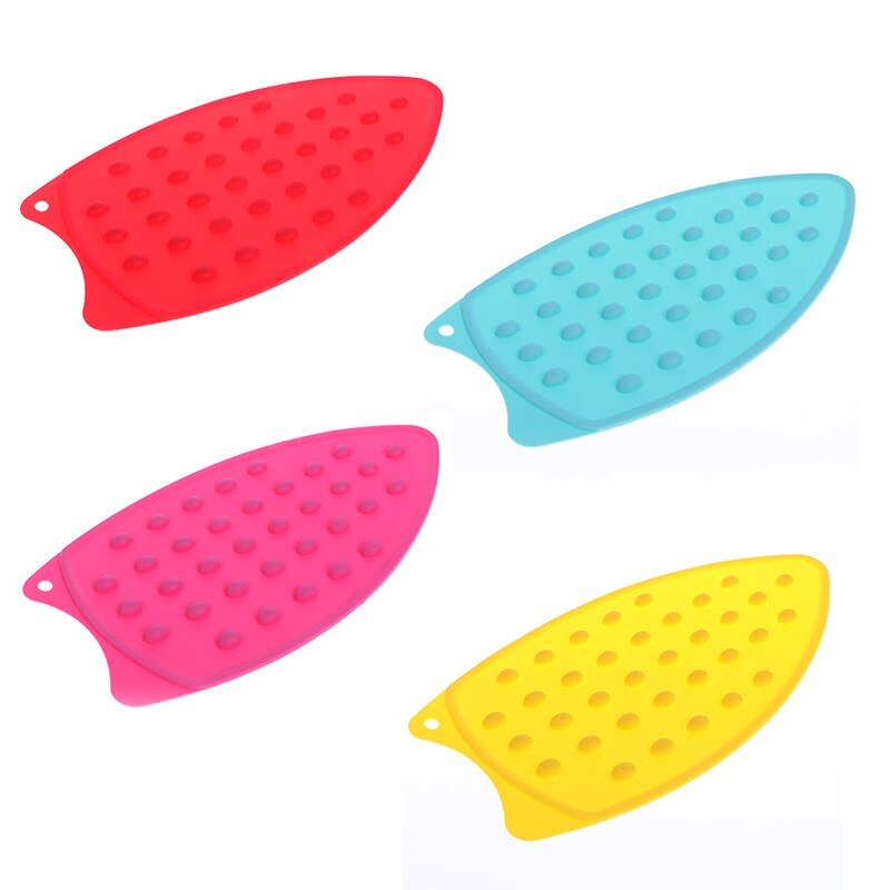1PC Silicone Iron Safe Surface Iron Stand Mat Rest Ironing Pad Insulation Boards Protection Rest Pad Mat