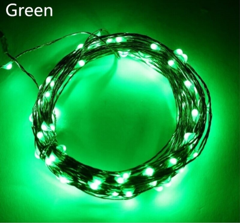 Indoor outdoors Bottle lamp string LED Bottle lamp Valentine's Day Christmas decoration The wine bottle Lamp string: Green 10PC