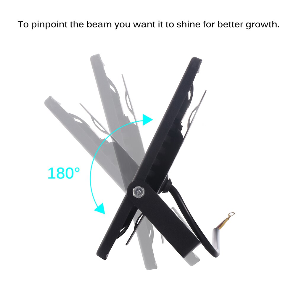 Led Full Spectrum Grow Lamp 100W 220V Outdoor Phyto Light Growth Floodlight For Plant Greenhouse Seeding