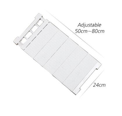 1pc garderobeskabe skab arrangør hylde soveværelse møbler tilføje lag spar plads køkken rack holder opbevaring skab hylde: 24 x 80 wh