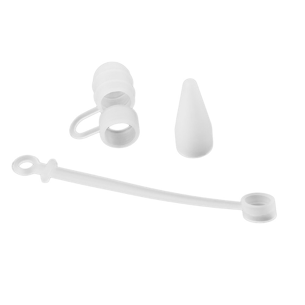 Cobertura de silicone 3 em 1 para apple pencil, estojo para lápis, capa com ponta para suporte, adaptador para ipad pro 10.5 12.9 9.7, estojo para lápis o5