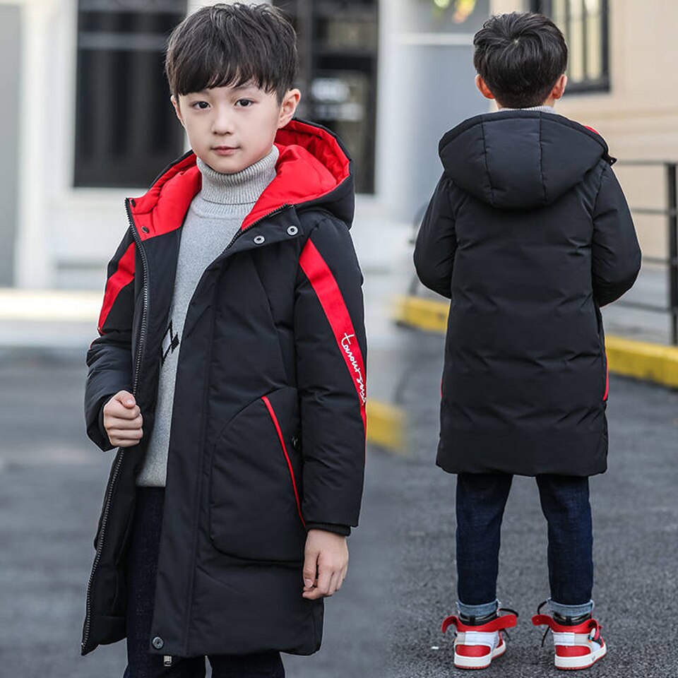 Chaquetas de algodón para niños y niñas, ropa de invierno de-30 grados, traje de nieve, Parka cálida, abrigo grueso, prendas de vestir para adolescentes