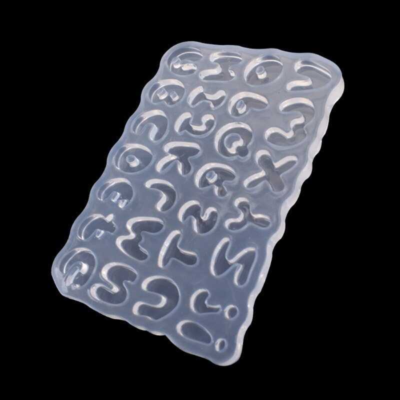 Cartoon letters epoxyhars gietmal alfabet sleutelhanger hanger alfabet uv hars siliconen mal sieraden maken gereedschap