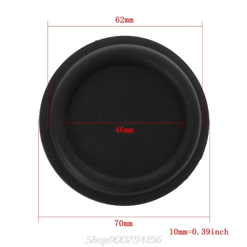 2 stuks basradiator woofer trillingsmembraan passieve luidspreker subwoofer doe-het-zelf home theater reparatieset  jy17 20: 70mm
