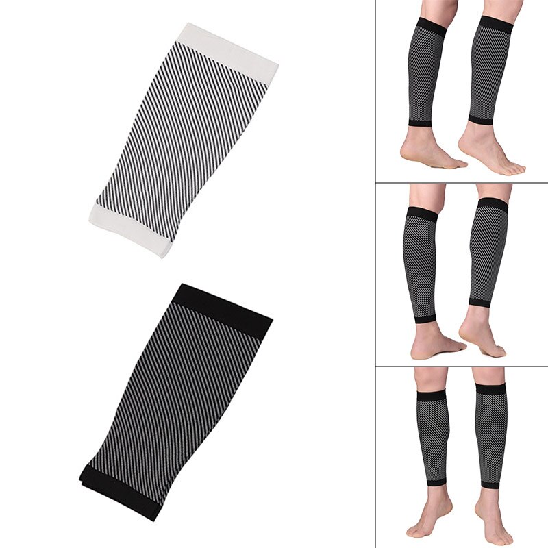 1 Pair Calf Compression Sleeves Lightweight Breathable Leg Support Sleeve for Men Women DO2