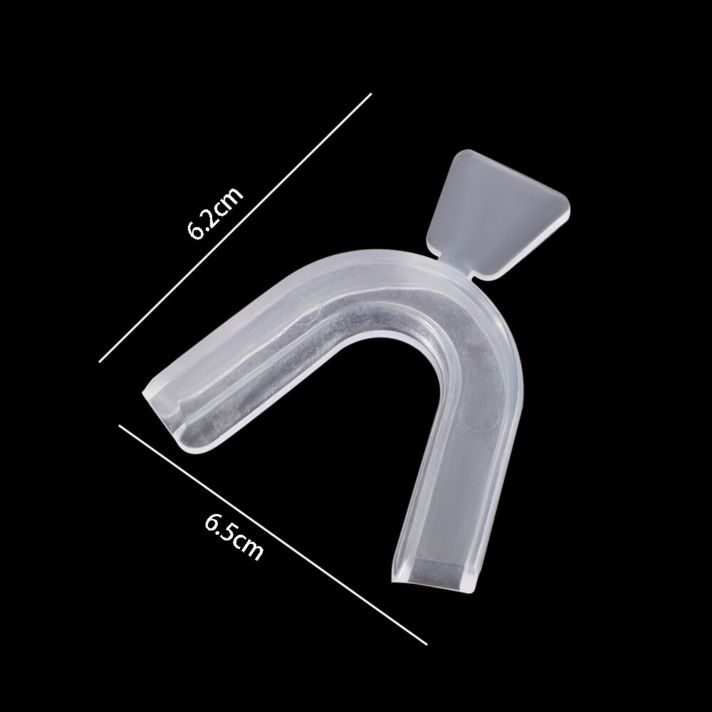 1 Pcs Tand Protector Boksen Gebitsbeschermer Brace Boksen Tand Protector Tand Guard Sport Brace Orthodontische Toestel Trainer: transparent