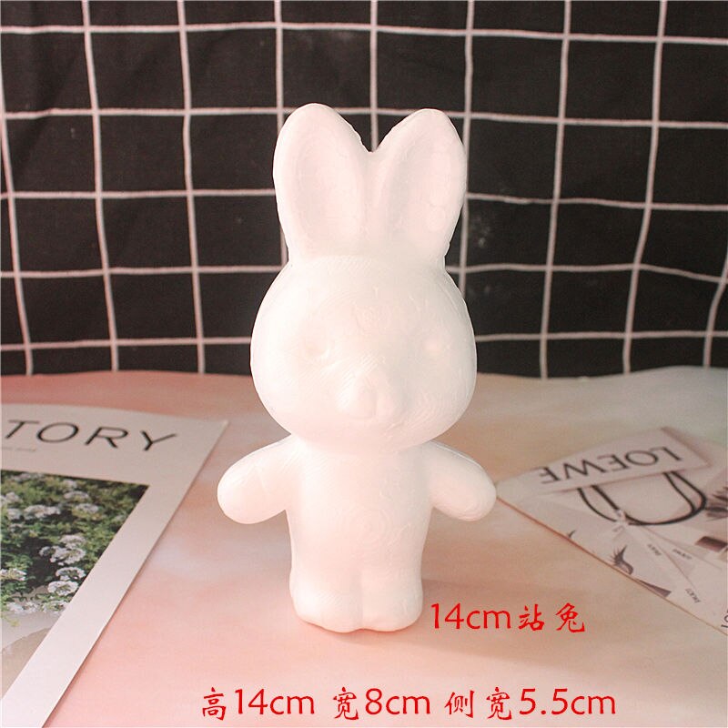 Modélisation animaux forme blanc polystyrène mousse boules styromousse artisanat pour bricolage de noël fournitures de fête de mariage décoration