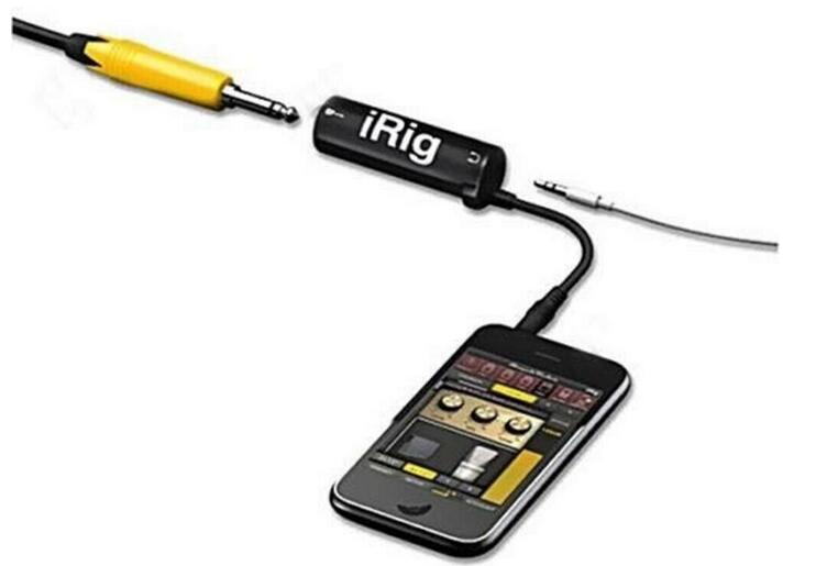 Irig guitar interface converter adapter irig guitar tunere til iphone / ipod