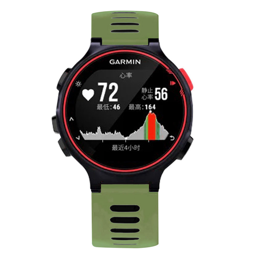 Correas de silicona para reloj inteligente Garmin Forerunner 735XT, pulsera de repuesto para Forerunner 220/230/235/620/630