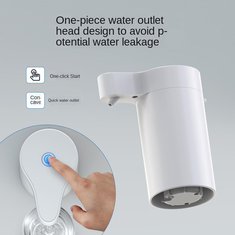 Flaskevand automatisk pumpe mineralvand spand dedikeret mini elektrisk vand dispenser tryk vand dispenser lille husstand