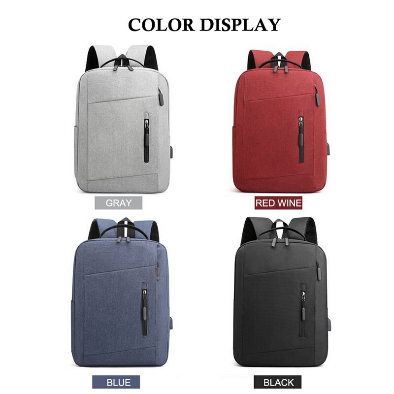 Casual Business Backpack Men Computer Bag Light 15.6 Inch Laptop Backpack Waterproof Oxford Lady Anti-theft Travel Backpack