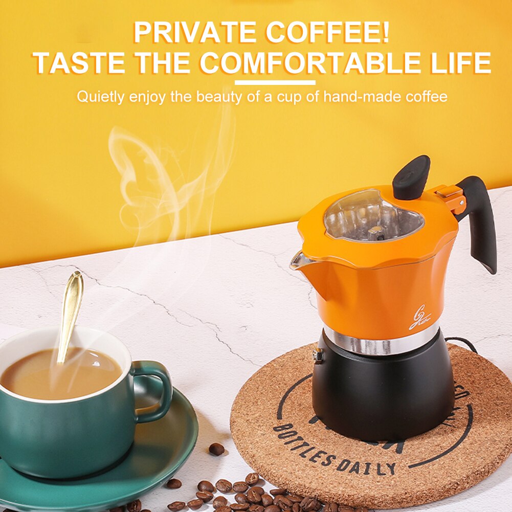 150ml 300ml Stovetop Espresso Maker Moka Pot Classic Italian Coffee Maker Aluminum Barista Coffee Brewing Kettle Accessories