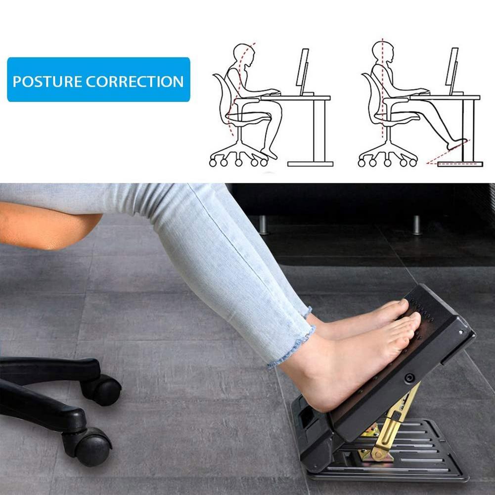 Adjustable Footrest with Removable Soft Pad Adjustable footrest footrest for long trips suitable for Car Train Home