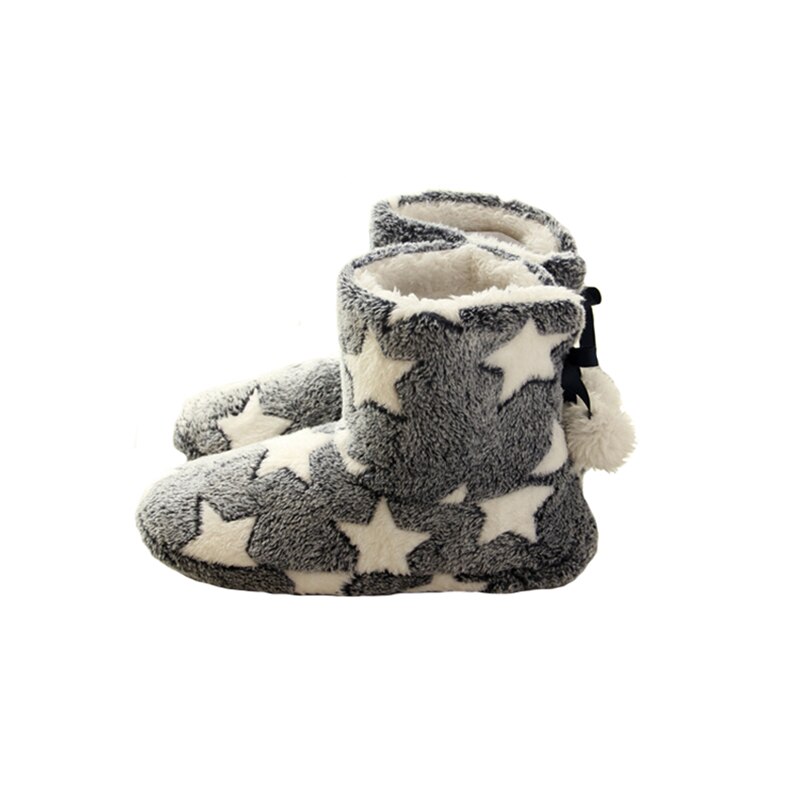 Pantoufles de coton hiver nouvelle maison chaussures hiver intérieur coton soins chaussures femmes antidérapantes à semelles épaisses chaussures faites à la main