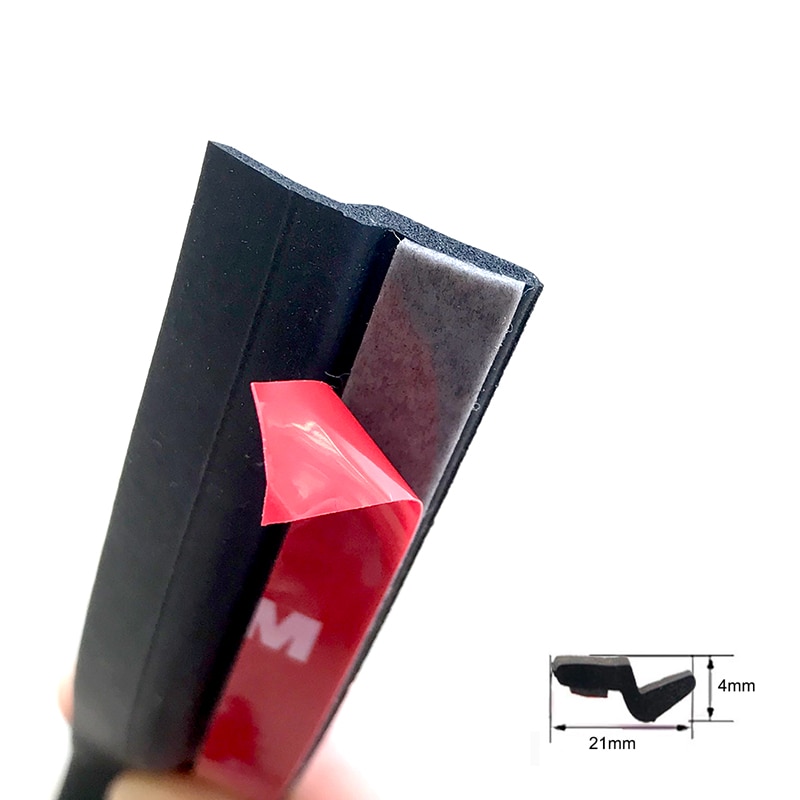 2meter Grote D-Vorm Auto Rubber Afdichting Voorruit Seal Strip stofdicht Anti-geluid Afdichting Strips: Z type