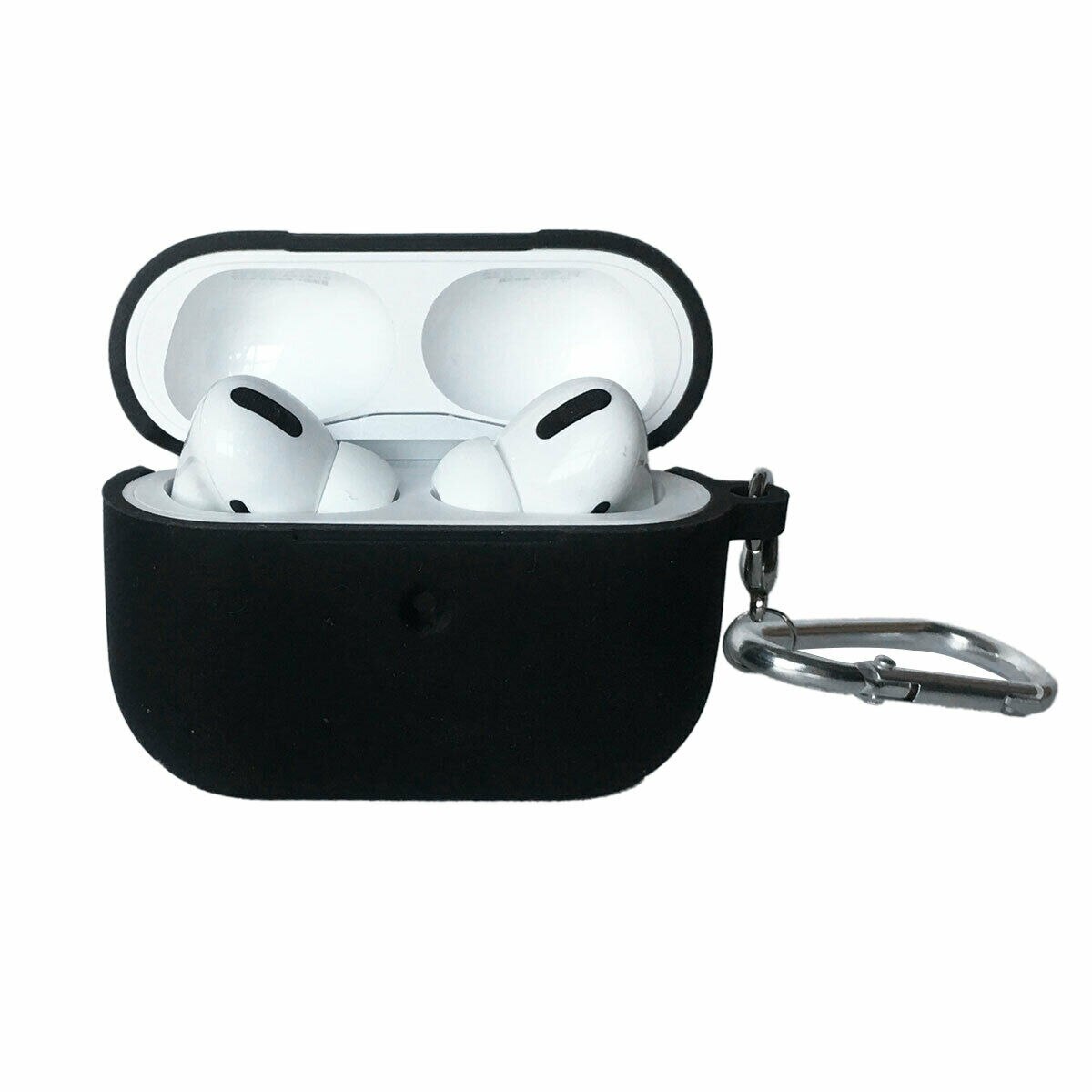 Voor Apple Airpods Pro Rubber Case Protector Siliconen Carbon Fiber TPU Oortelefoon Opladen Cover: 1