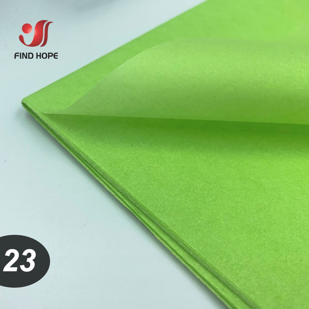 10 ark/pose syrefrit silkepapir indpakningspapir emballage blomster boligindretning festlig & fest bryllup gør-det-selv forsyninger 50 cm x 75cm: L / Militærgrøn