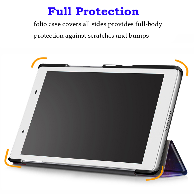 PU Leather Cover Case for Lenovo Tab4 Tab 4 8 TB-8504x TB-8504F TB-8504N TB-8504 8inch Tablet Funda Flip Magnet Case +Film+Pen