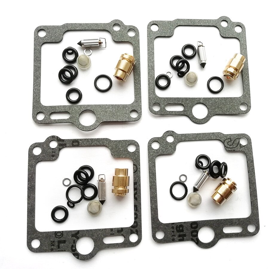 4 Sets Motorcycle Carburetor Rebuild Kit for yamaha XJ700 MAXIM X XJ750 FJ1100 FJ1200