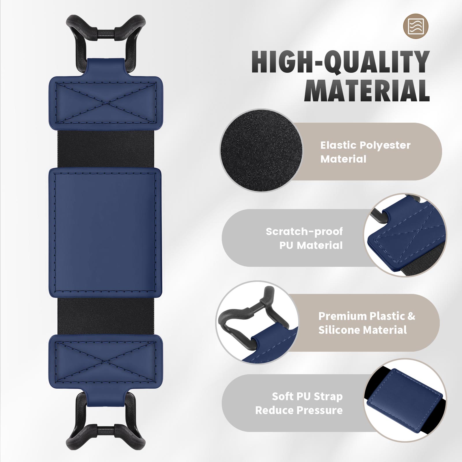 Correa de mano suave para Kindle eReaders Fire Tablet de 6-8 ", soporte de seguridad anticaída Universal antideslizante para Kindle/Kobo/Voyaga: Marfíl