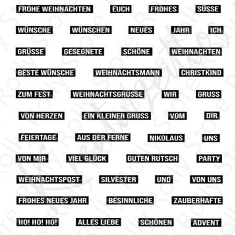 German Easter Bunny Clear Stamps For DIY Scrapbooking Crafts Stencils Maker Photo Album Template Handmade Decoration 2022: 8