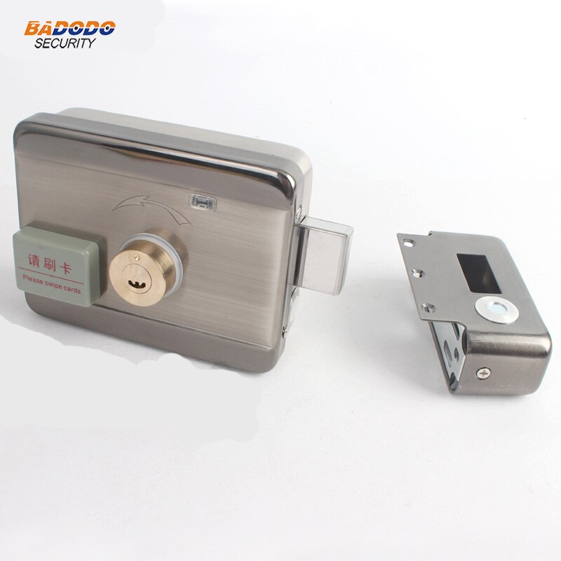 Electric lock 125KHz RFID ID EM card motor lock can connect intercom for access control system