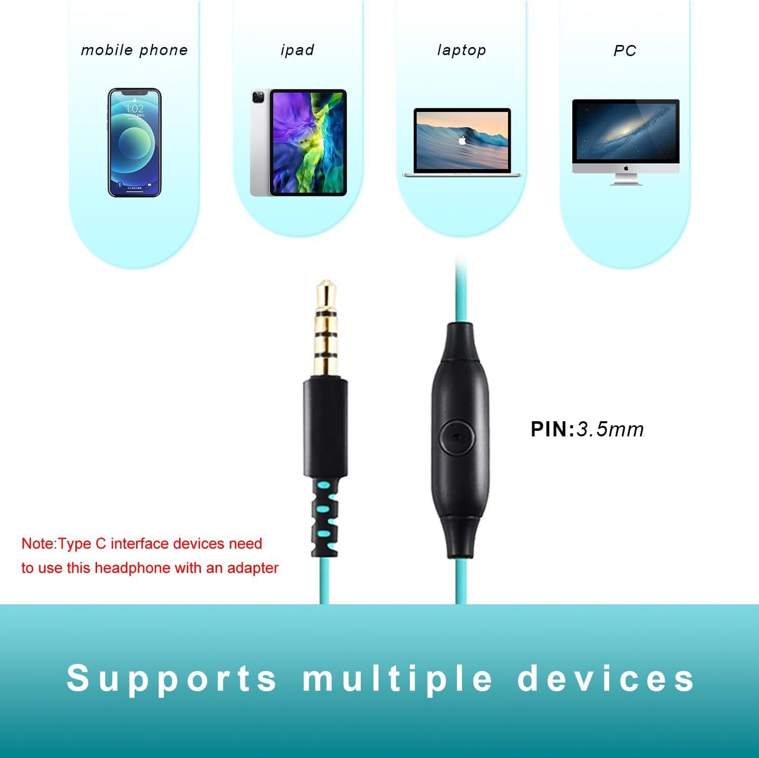 # NOWE wiszące słuchawki sportowe 3,5 mm z zaczepem na ucho słuchawki przewodowe dla iPhone Xiaomi Smartphone douszny zestaw słuchawkowy z mikrofonem HD