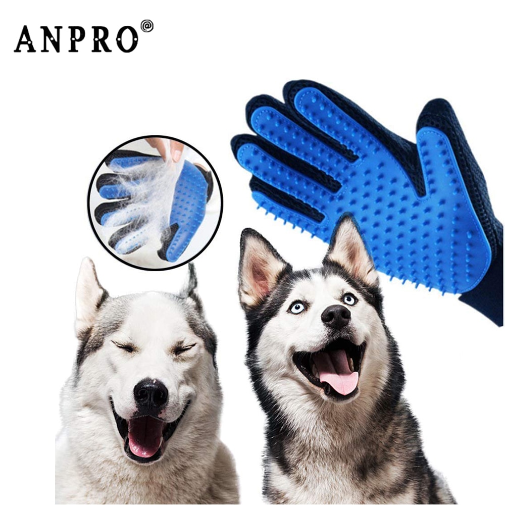 Guante para mascotas, guante para el cuidado del gato, guantes para Cepillar el pelo del gato, peine para perros para gatos, cepillo de masaje limpio para quitar el pelo