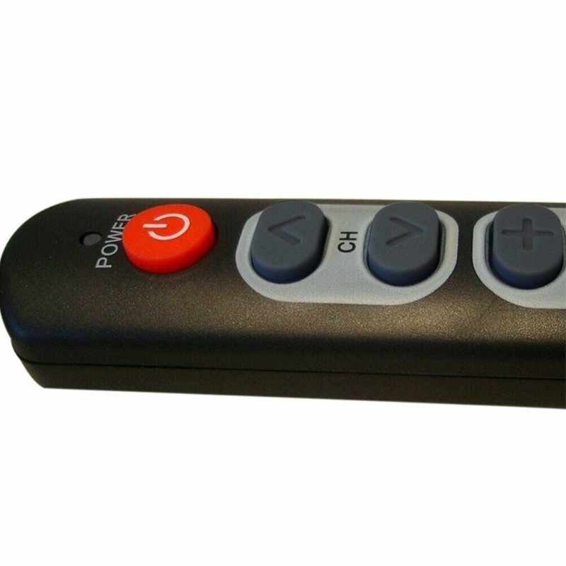 Home 6 Keys Compact and clear Remote Controller Accessories Programmable Universal ABS for Learning for elderly people