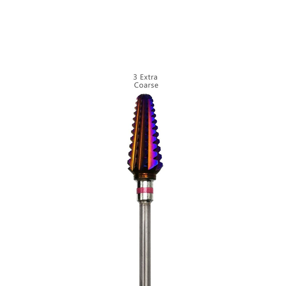 Tornado-brocas de carburo de tungsteno para manicura, 6 tipos de brocas para pulidora eléctrica: 3XC