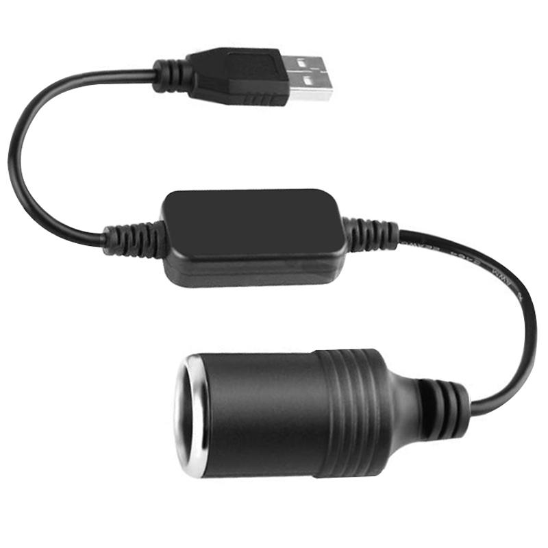 1pc 5V USB Zu 12V Zigarette Leichter Buchse USB Zigarette Leichter Adapter Konverter Auto Elektronik Zubehör
