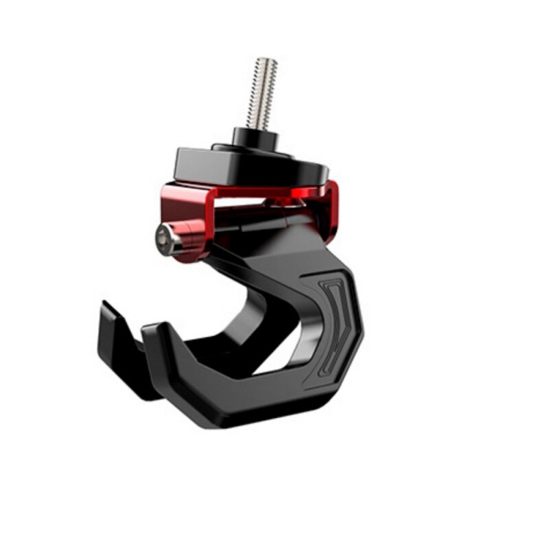 Neue Motorrad Helm Tasche Haken Doppel haken Aluminium Legierung Rolle Helm Halfter Flasche Haken Aufhänger Mit 6mm Schrauben: verrotten