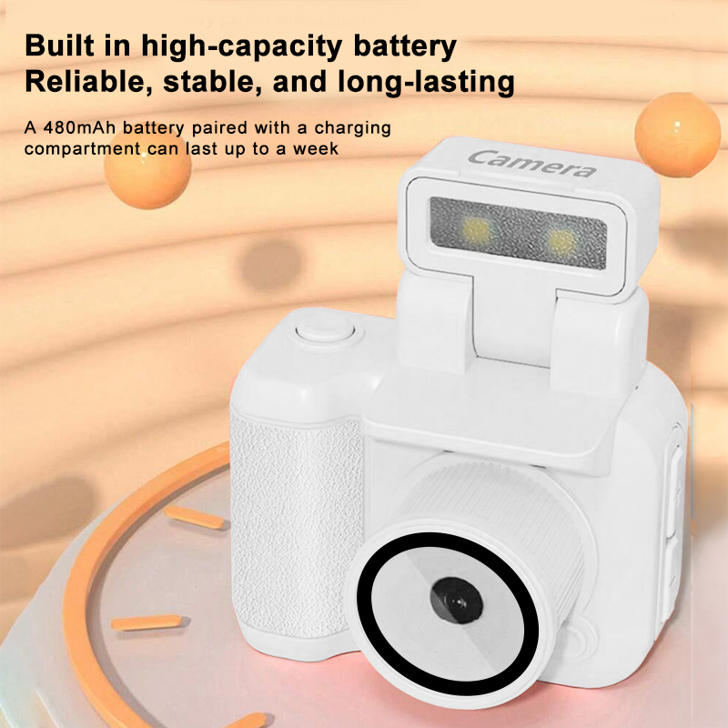 Y4000 Mini Camera With Screen HD 1080p With Flash Lamp And Battery Dock Portable Retro Ultra Compact Mini Camera Video Recorder