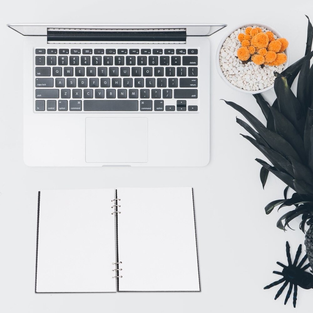 Sketch Notebook Blank Notepad Drawing Paper Painting Art Replacement Paper Supplies for Artist School (Black)