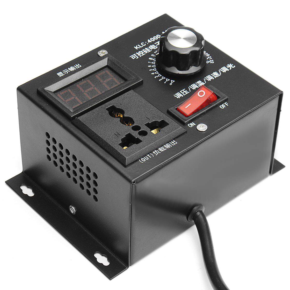 Vari Speed Regulator 220V 4000W Universal Motor Speed Controller Variab... – Grandado